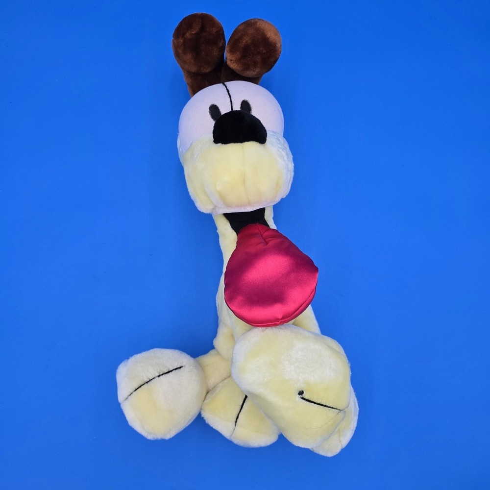 Vintage Garfield Odie Dog plush Large 19" Stuffed Animal‎ Play by Play Paws